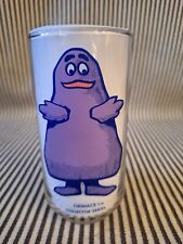 VTG McDONALD'S GRIMACE READY FOR A HUG GLASS TUMBLER COLLECTOR SERIES picture
