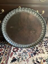 Large Copper Tray Table Persian Islamic? Heavy 10.5Lbs picture
