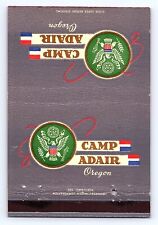 40-Strike Vintage Matchbook Camp Adair Oregon OR picture