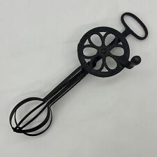 Antique Dover Egg Beater Dover Stamping Co Cast-Iron Metal Hand Mixer 1891 Works picture