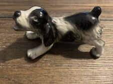 Vintage Goebel Black and Gray Spaniel Dog TMK6 30640-06  4 3/4