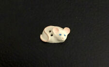 Vintage 7/8” Realistic Novelty Figural Plastic Sweet Mouse Button picture