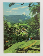 Ruhpolding against Hochfelln Mountain & Westerberg Bavaria Germany Postcard picture