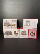 Liberty Falls Mini Dawsons Livery Feed Stable Theater Goldmans Wishing Well 4set picture