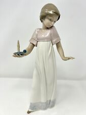 NAO By LLADRO TO Light The Way Porcelain Girl Figurine #1155 Great Condition picture