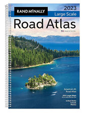 Rand Mcnally 2023 Large Scale Road Atlas USA Canada Mexico spiral bound picture