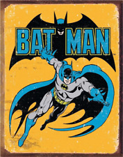 Desperate Enterprises Batman Retro Tin Sign - Nostalgic Vintage Metal Wall Decor picture