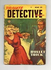 Private Detective Stories Pulp Mar 1947 Vol. 19 #6 VG- 3.5 picture