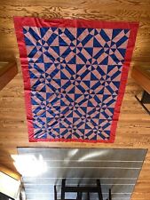 Vintage Handmade Quilt Top Star Unfinished picture