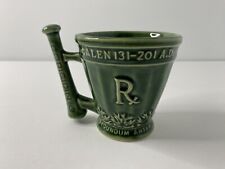 Schering Mortar & Pestle Ceramic Mug RX Galen Pharmacy Cup Vintage Medical  picture
