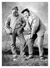 PIONEER GOLFER OLD AND YOUNG TOM MORRIS 5X7 PHOTO picture