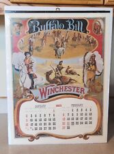 1977 Winchester Calendar Buffalo Bill Western Sporting Arms & Ammunition Oakley picture