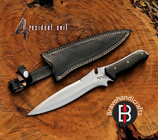Handmade RE4 Jack Krauser's Knife Spring Steel Resident Evil 4 Movie Replica USA picture