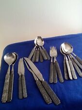 Vintage Konge Tinn Heilag Olav Norway Pewter Flatware From 18.00 To 22.00 picture