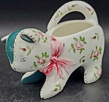 Vnt Lefton Kitty Cat Planter Hand-painted picture