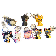 Disney Cats Keychain  Monogram  Figural- Open, No Pack, Never Used - Your Choice picture