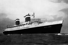 OCEAN LINER SS UNITED STATES LAST BLUE RIBAND CRUSIE SHIP 4X6 PHOTO POSTCARD picture