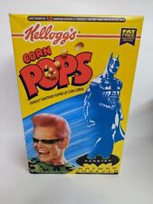 1995 Kellogg’s Corn Pops Cereal Batman Forever Movie Full Box Factory Sealed - picture