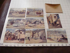 Vintage Postcard set: ST IVES Cornwall 8 cards in pack w Art by LEONARD RICHMOND picture