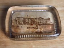VINTAGE SOLDIERS & SAILORS HOME ERIE PA GLASS PAPERWEIGHT picture