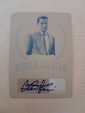Charlie Sheen 1/1 Accolades Autograph Cyan Printing Plate 2018 Leaf Pop Century picture