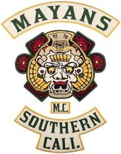 Mayans MC Large Patch, Southern Cali Biker Gang Embroidered Back Jacket Emblem, picture