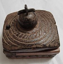 Antique Wooden Tribal Carved Box Approx. 5
