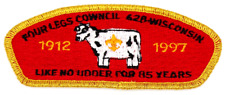 1997 National Jamboree CSP Four Lakes Council Patch Like No Udder Wisconsin picture