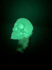 Glow In the Dark Human Skull (Good Quality) (3DP:White-PLA) GREEN OR BLUE GLOW picture