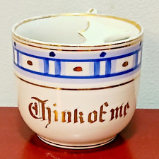 Antique Porcelain Shaving Mustache Cup / Mug 