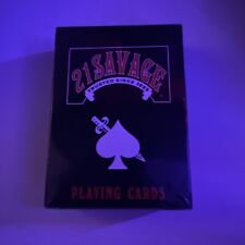 *RARE LIMITED EDITION* SEALED (21 Savage) Playing cards. picture