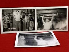 1950s 1957 Ohio Jacked Greaser Joke Weightlifting - Basement Vintage OOAK Photos picture