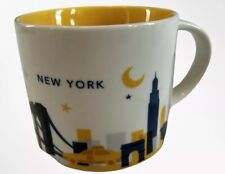 New 2014 STARBUCKS You are Here Collection NEW YORK 14 oz Coffee Cup Mug 🔥☕️🔥 picture