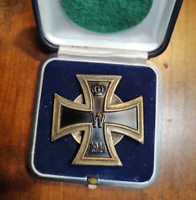 WWI 1914 Iron Cross 1st Class, Cased, Naval, Vaulted, Juncker picture