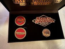 Harley-Davidson® 120th Anniversary Pin, Embroidered Patch & Challenge Coin Set picture