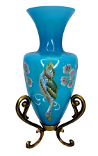 Fenton Landmark Collection  Hand Painted Vase - 3821/8800 - 10 3/4