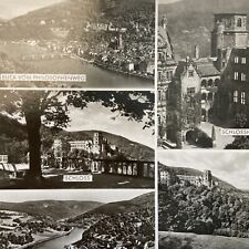 Postcard Germany Heidelberg Schloss Castle Heilig Geist Kirche Neckartal Dam VTG picture