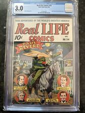 Real Life Comics #34 1946 Nedor Publications Golden Age Comic Book CGC 3.0 picture