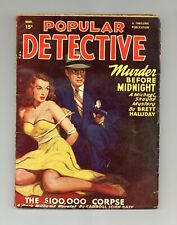 Popular Detective Pulp Mar 1950 Vol. 38 #2 VG picture