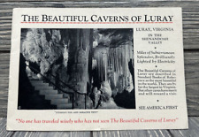 Vtg The Beautiful Caverns of Luray Booklet Virginia 1935  picture