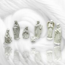 FreeToFly Nativity Set-Holy Family 7PC Christmas Decorations Indoor Porcelain... picture