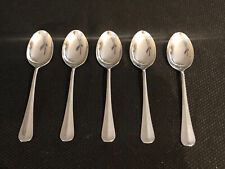 5 Oneida Northland POST ROAD Stainless Oval Soup Spoons 7” picture