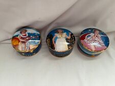 SET OF 3 MUSIC BOX COLLECTION -  SHIRLEY TEMPLE  - DANBURY MINT - WORKING GREAT picture