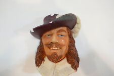 Legend Products FISHERMAN & Cavalier Chalkware Wall Hanging  Made in 1984 & 1985 picture