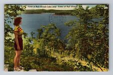 Bull Shoals AR-Arkansas, Bull Shoals Lake, Antique, Vintage c1957 Postcard picture