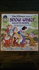 Walt Disney's Story Of Snow White 7 Dwarfs Book Recod 33 1/3 RPM Vinyl picture
