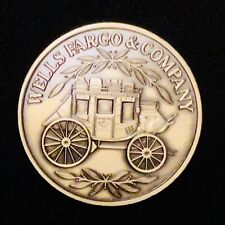 Wells Fargo & First Interstate 1996 Merger Commemorative Bronze Medallion picture
