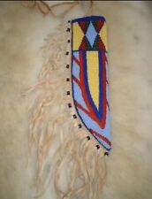 Sioux Lakota Design Handmade Beaded Knife Sheath 3 x 10 inches PKN20 picture