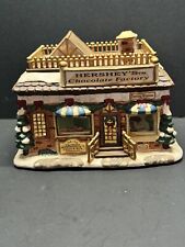 Hershey’s Chocolate Factory Holiday Village House 2001 Christmas 6x8x6” picture