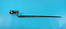 Rare English Pattern 1839 Socket Bayonet S. Hill Maker Brown Bess Style picture